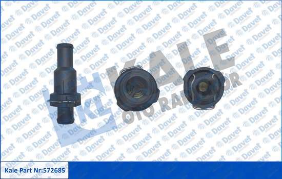 MAHLE-TH575 Termostat 75c (Komple) Golf V-Vi Jetta Passat Scirocco Tiguan A3 Leon 04-11 1.4 Tsi 2.0 Tdi (Bmy-Blg